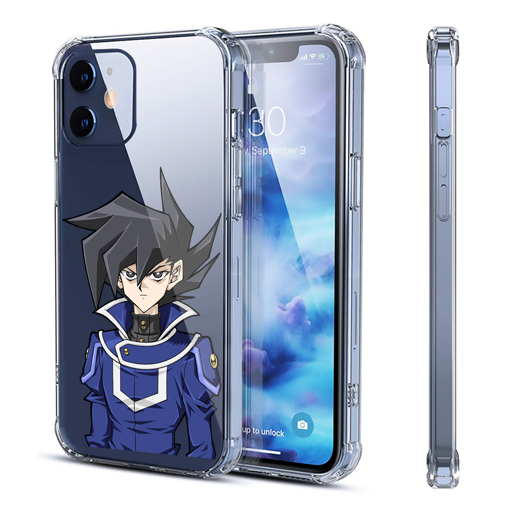（画像用） 遊☆戯☆王 Yu-Gi-Oh! 【iPhone 12シリーズ対応】透明スマホケース（クリアソフトケース）